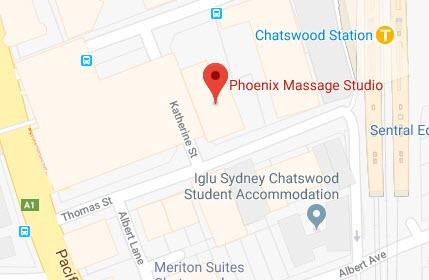 Click for larger map chatswood massage